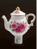 Porcelain Floral Teapot Night Light With Gift Box